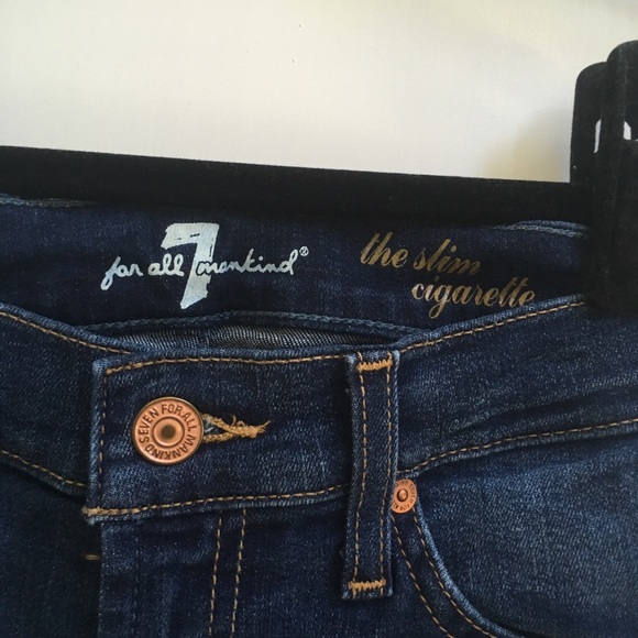 7 for All Mankind the Slim Cigarette Jean - Picture 2 of 3